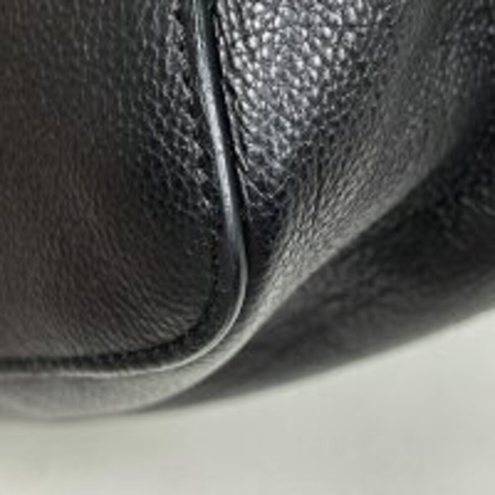 Chloe Elsie Black Turnlock Shoulder Leather Logo Bag Chain
